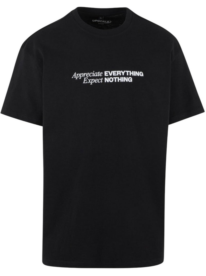 T-shirt appreciate expect - mister tee Noir - Kiabi