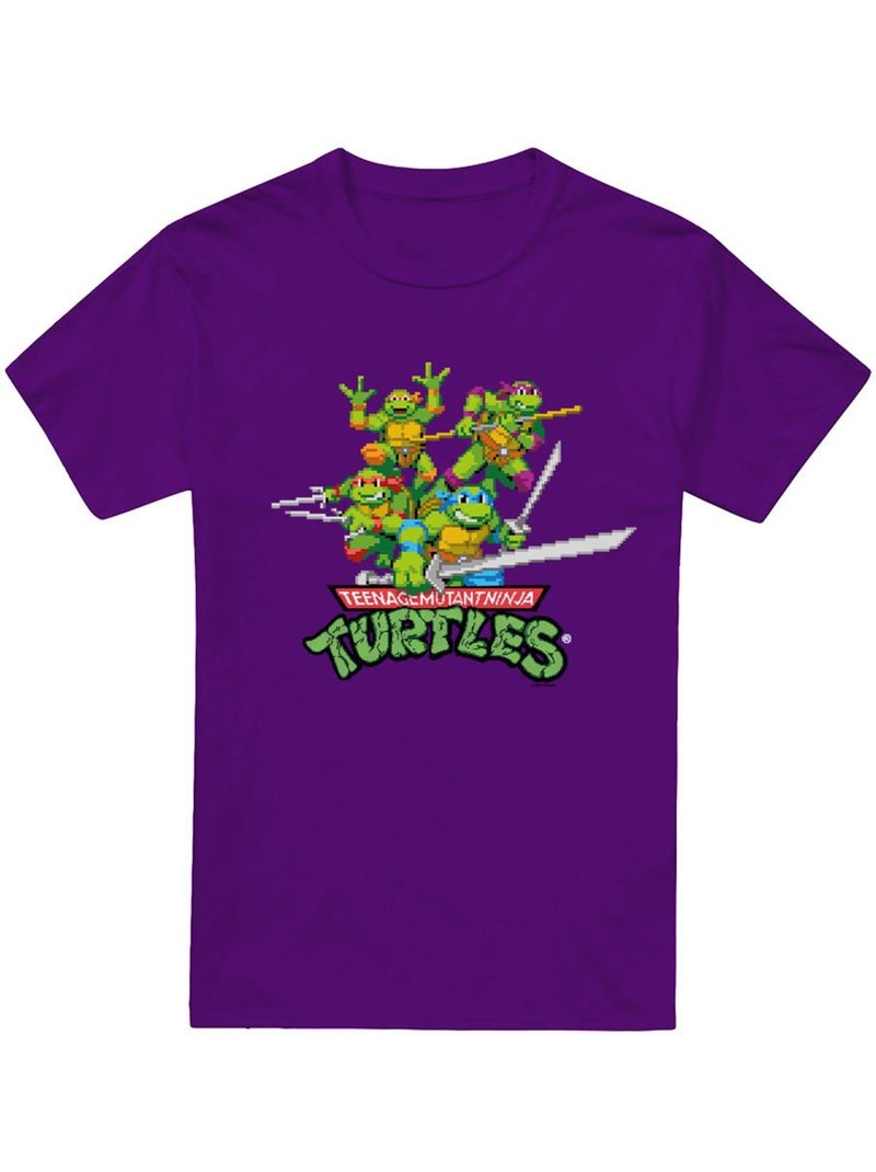 T-shirt arcade - les tortues ninja Violet - Kiabi