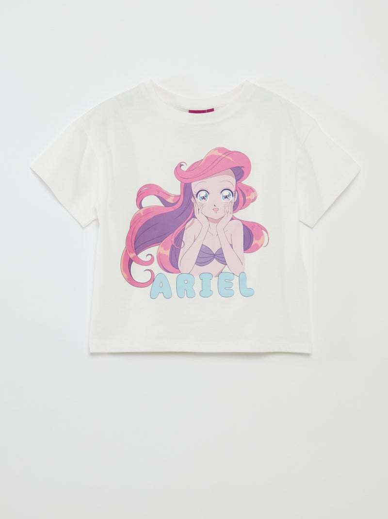 T-shirt 'Ariel' 'Disney' BLANC - Kiabi