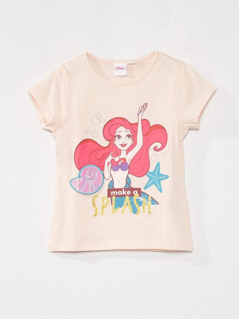 T-shirt 'Arielle, la petite sirène' 'Disney' rose - Kiabi