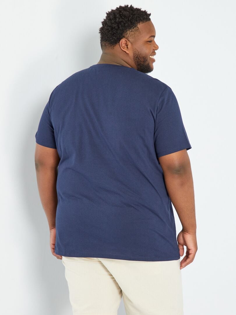 T-shirt 'Attack des Titans' Bleu marine - Kiabi