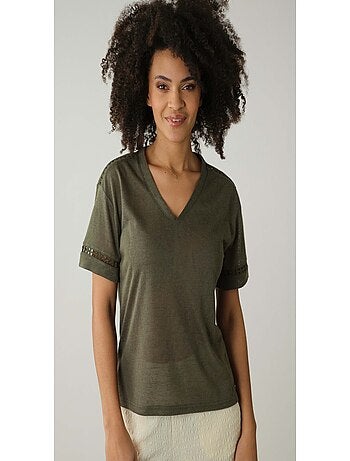 T-shirt au style bohème 'Deeluxe'