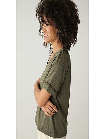 T-shirt au style bohème 'Deeluxe'
