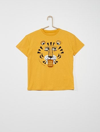 T-shirt avec animation 'tigre' - Kiabi