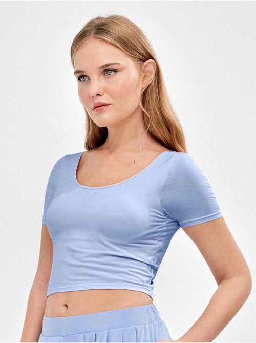 T-shirt avec bonnet fixe - Kiabi T-shirt avec bonnet fixe - Kiabi