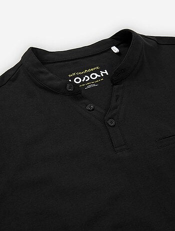 T-shirt avec Boutons et Poche