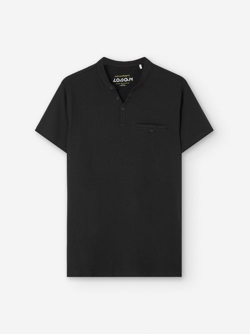 T-shirt avec Boutons et Poche - Kiabi