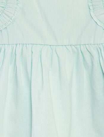 T-shirt avec bretelles volantées