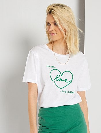 T-shirt avec broderie