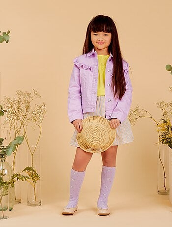 T-shirt Fille GAULTIER JUNIOR Taille 10 Ans - Top Brodé Et Embelli - Neuf Avec étiquette - Multi-couleurs