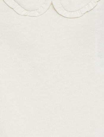 T-shirt avec col claudine