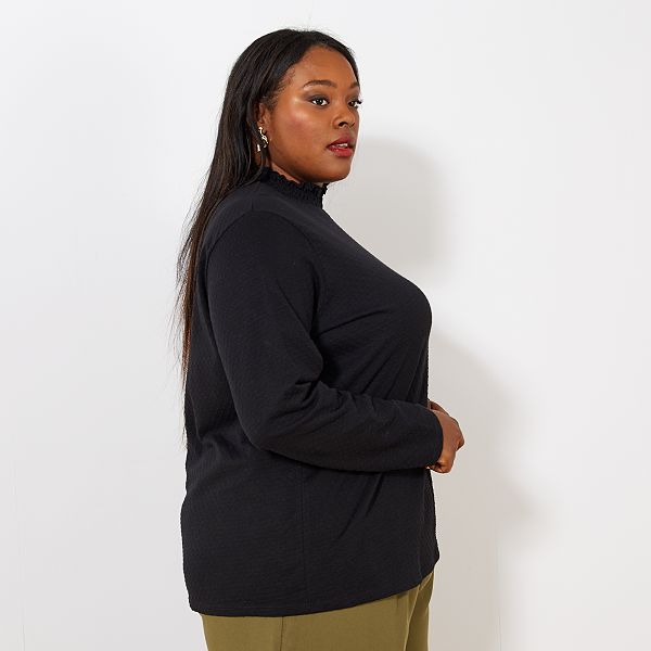 t shirt avec col femme