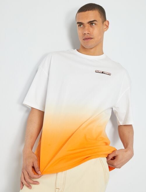 T-shirt avec couleur dégradée - Kiabi