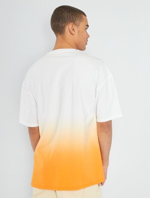 T-shirt avec couleur dégradée - Kiabi