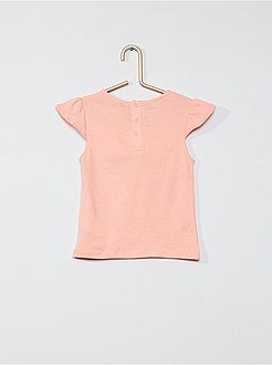 T-shirt avec fleurs - Kiabi