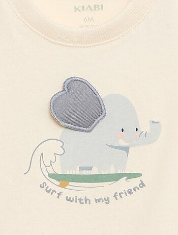 T-shirt avec imprimé animé