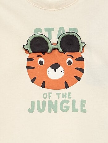 T-shirt avec imprimé animé
