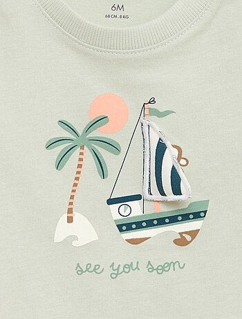 T-shirt avec imprimé animé