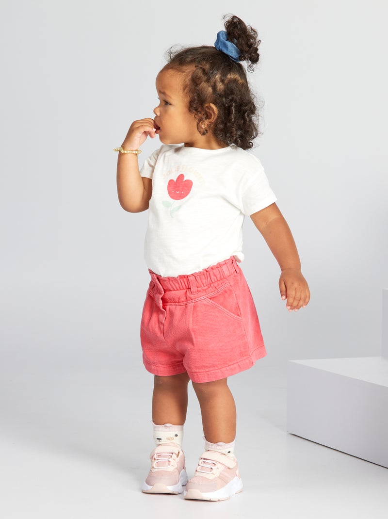 T-shirt avec imprimé Blanc - Kiabi