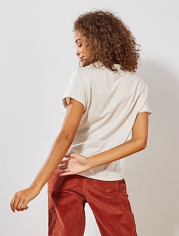 T-shirt avec imprimé 'refcolor' - Kiabi