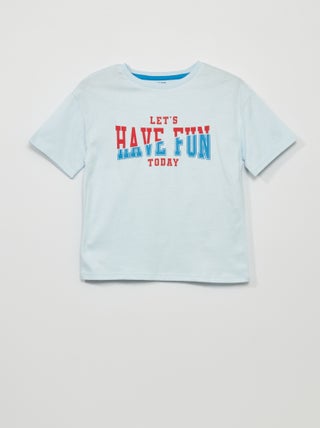 T-shirt avec message