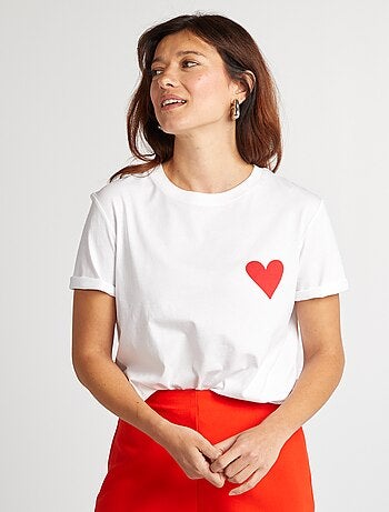 T-shirt avec message EVJF