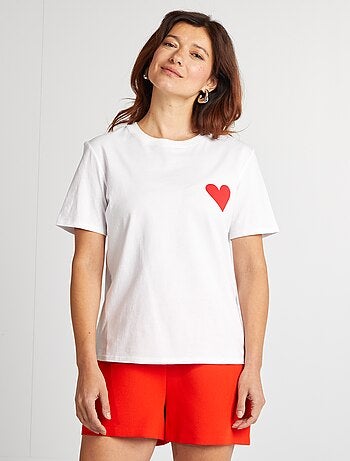 T-shirt avec message EVJF