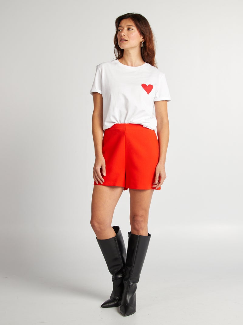 T-shirt avec message EVJF Blanc - Kiabi