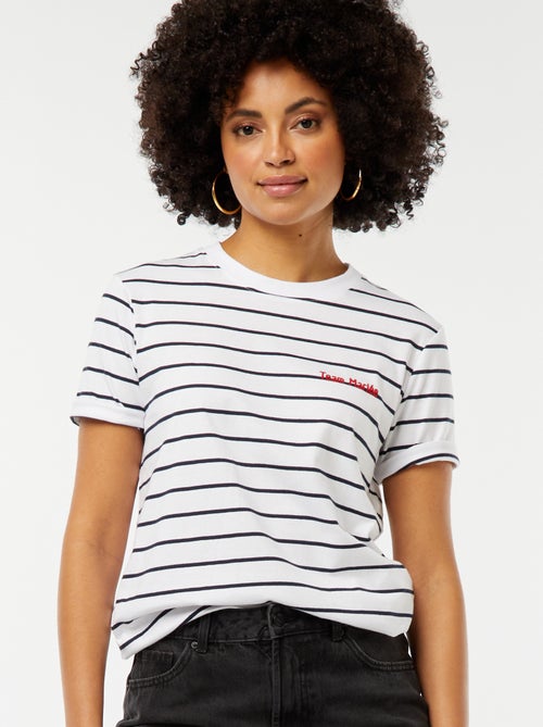 T-shirt avec message EVJF - Kiabi