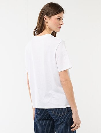 T-shirt avec message EVJF