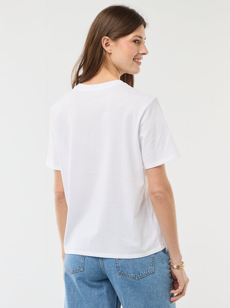 T-shirt avec message EVJF Bleu - Kiabi