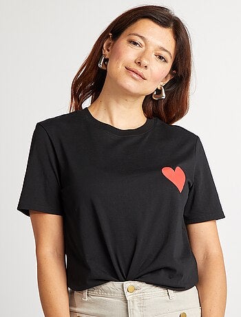 T-shirt avec message EVJF