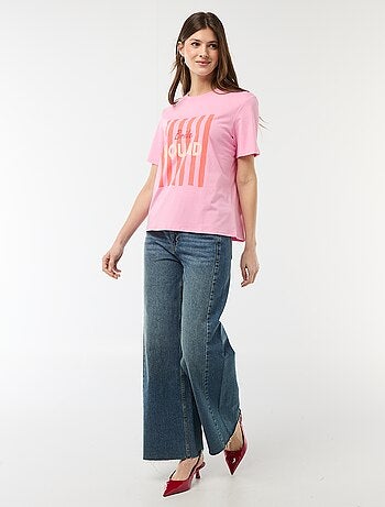 T-shirt avec message EVJF