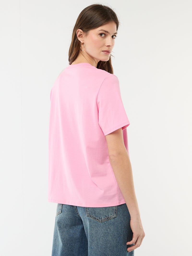 T-shirt avec message EVJF Rose - Kiabi