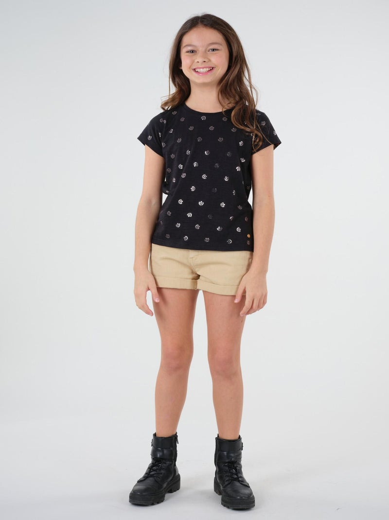 T-shirt avec motifs 'Deeluxe' Noir - Kiabi