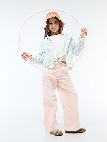 T-shirt avec nœud à la taille