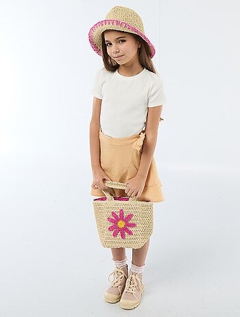 T-shirt avec nœuds fantaisie