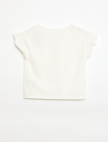 T-shirt avec nœuds fantaisies