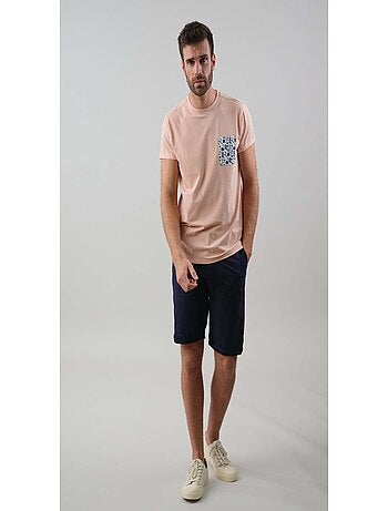 T-shirt avec poche à motifs 'Deeluxe'