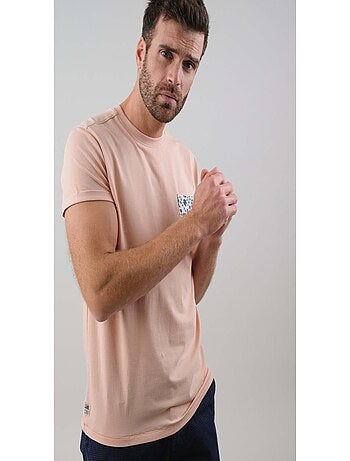 T-shirt avec poche à motifs 'Deeluxe'