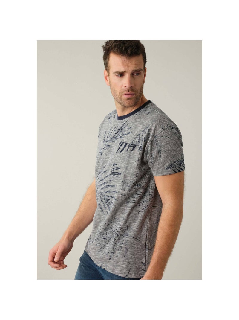T-shirt avec poche 'Deeluxe' Bleu marine - Kiabi