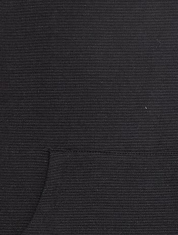 T-shirt avec poche kangourou en maille Ottoman