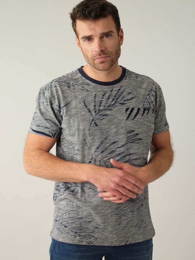 T shirt avec fashion poche homme