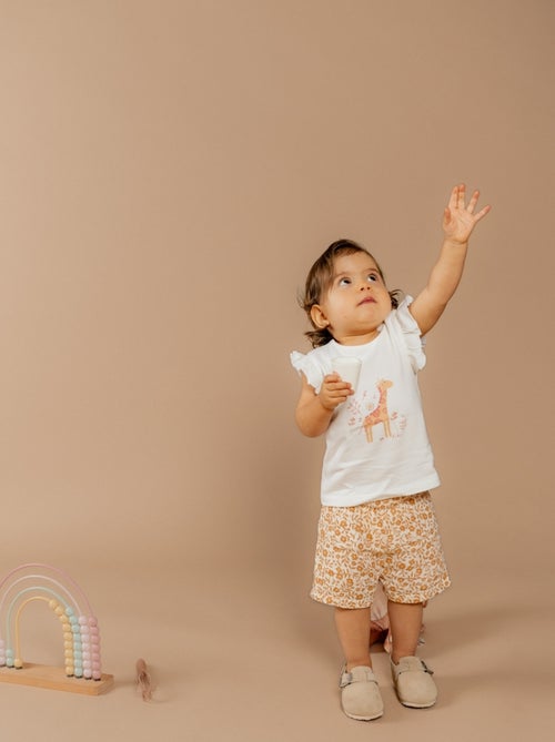 T-shirt avec short, Coton Noukie's - Kiabi T-shirt avec short, Coton Noukie's - Kiabi