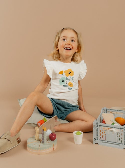T-shirt avec short, Coton Noukie's - Kiabi