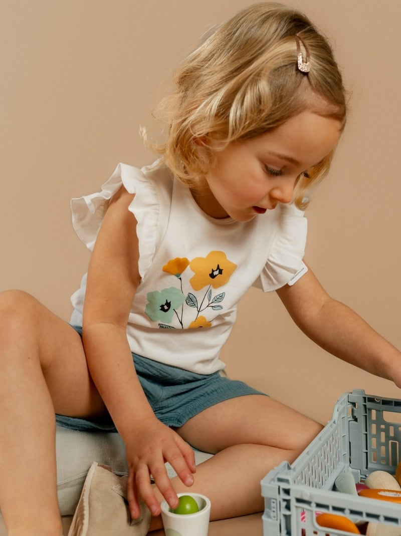T-shirt avec short, Coton Noukie's Vert - Kiabi