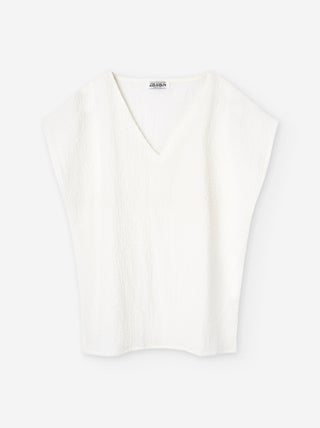 T-Shirt avec Texture et encolure en V