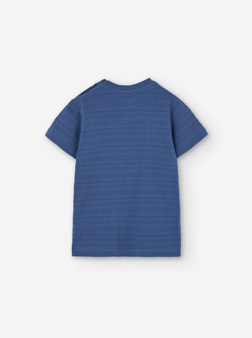 T-shirt avec Texture et Poche - Kiabi