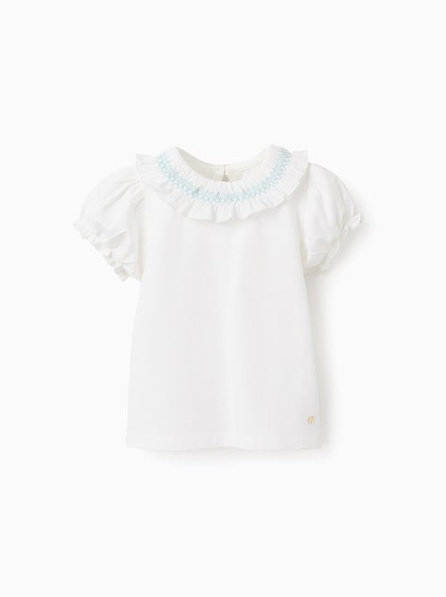 T-Shirt avec Volants - Kiabi