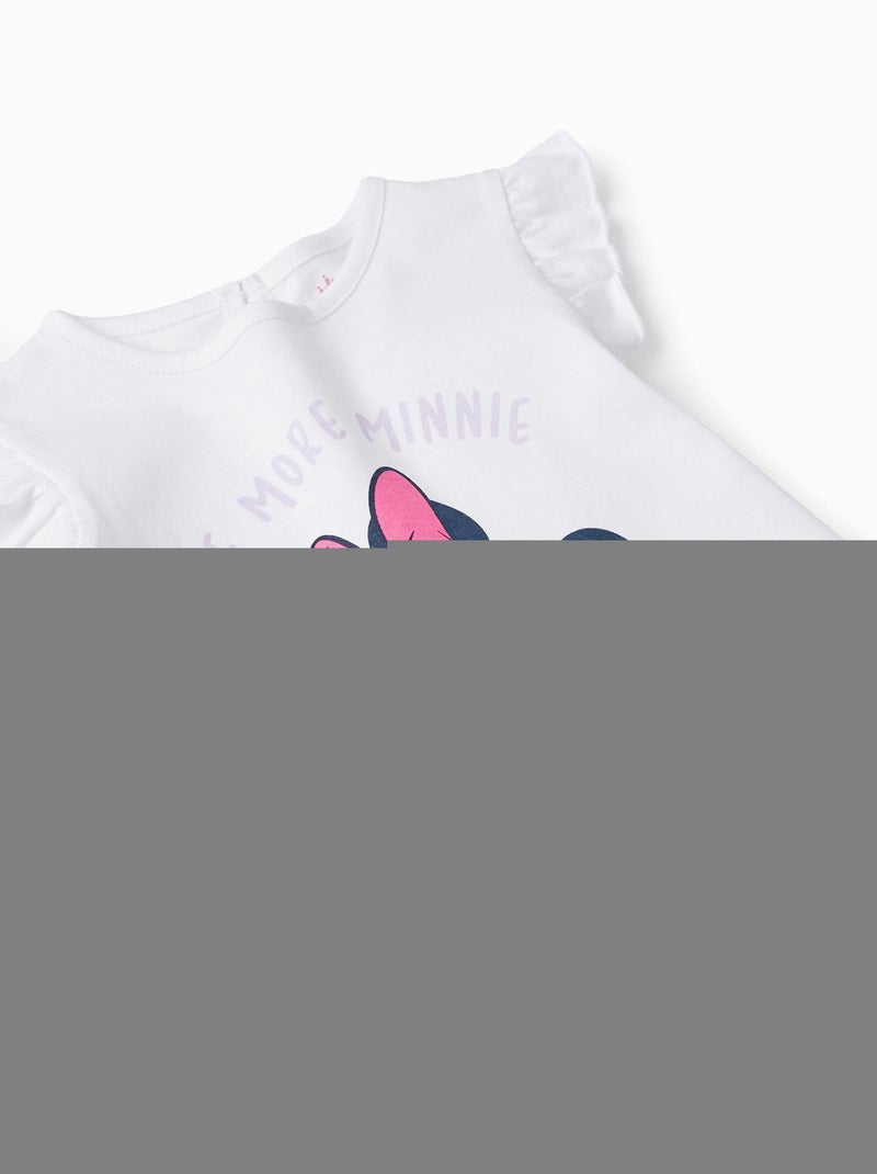 T-shirt avec Volants + Short pour Bébé Fille 'Minnie Mouse'  MINNIE Rose - Kiabi